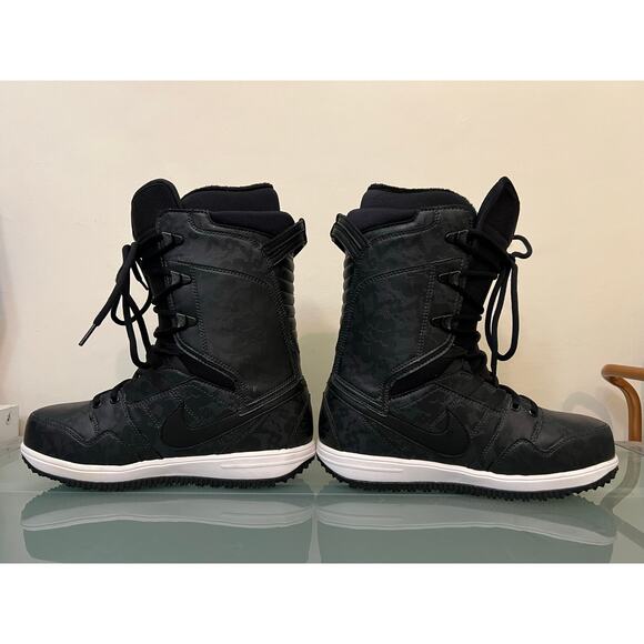 Rare! Nike Vapen snowboard boots women’s 8.5 black rose lace snakeskin camo 2010 - Picture 7 of 9